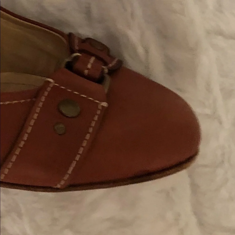 COACH Vintage Vivanna Calf Leather 3” Heels with White Stitching 11B - Picture 8 of 8